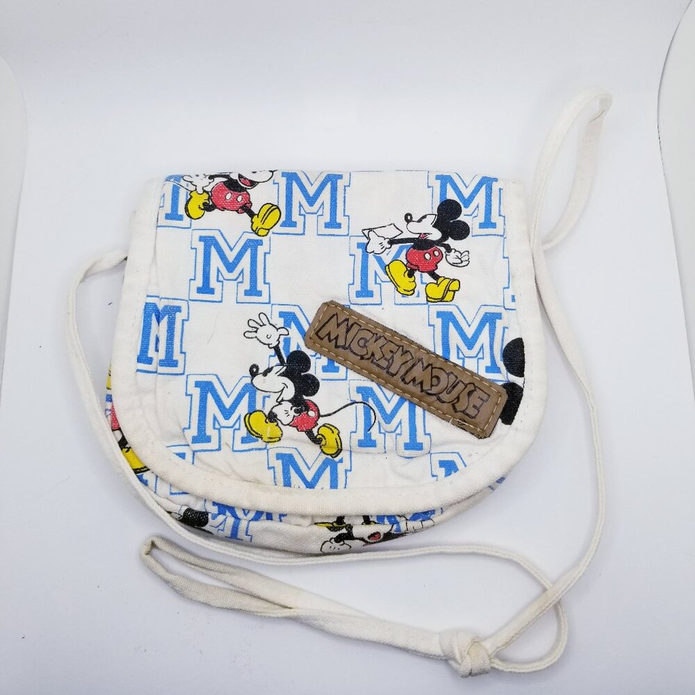 Mickey Mouse Cotton Crossbody Purse